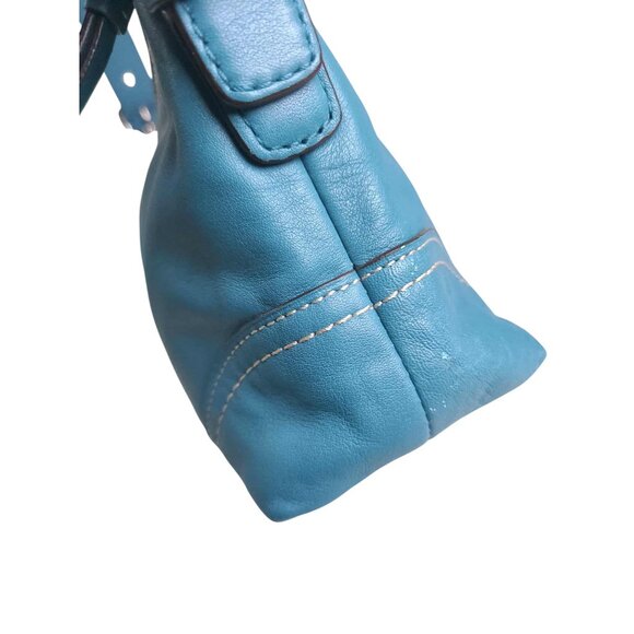 COACH Aqua Hamptons Soho Demi Baguette Y2K Shoulder Bag - Picture 6 of 13